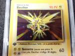 Carte Pokemon 
Contenu : Electhor
Edition : 1er édition du set de base...