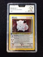 Carte Pokemon 
Contenu : Melofée
Edition : 1er édition du set de base...